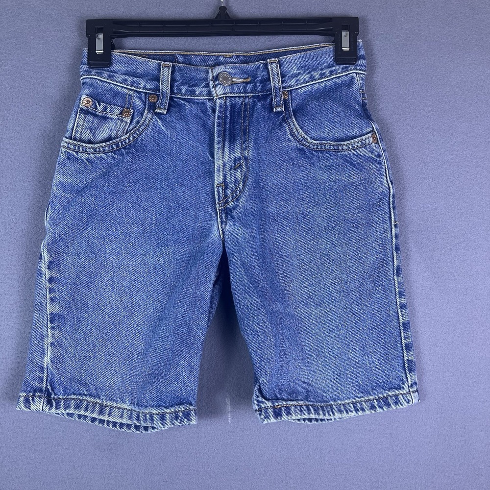 Vtg Levi's 550 Womens Shorts Size 24 1/2 Blue High Rise Relaxed